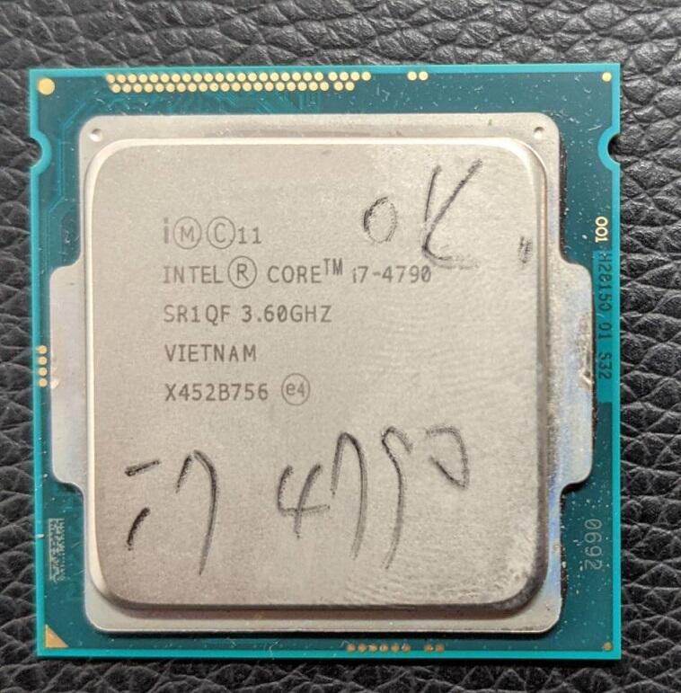 專業電腦量販維修 二手I7 4790 CPU 嚴檢良品 每顆1299元