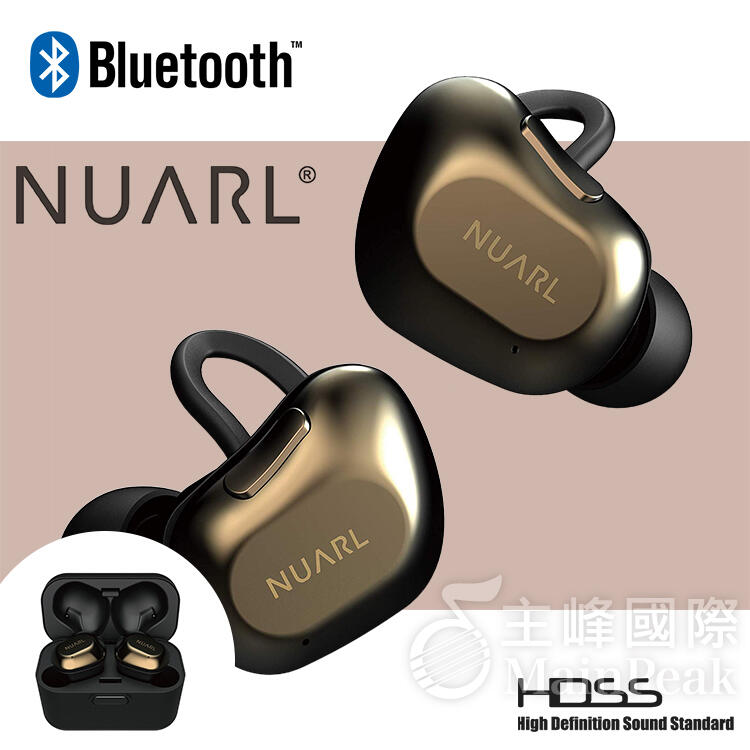 【送原廠袋】公司貨 NUARL NT01A 真無線耳機 藍牙耳機 無線耳機 真無線藍牙耳機 含麥克風 NT01 金