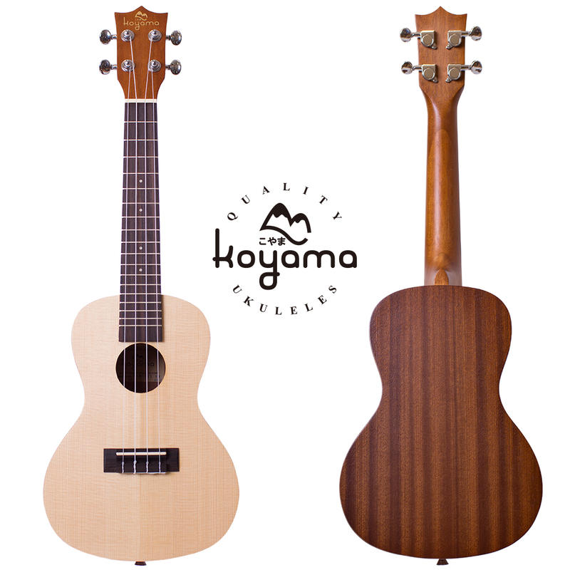 KOYAMA 11 series KYM-C11 SS 23吋烏克麗麗 雲杉單板 Concert ukulele