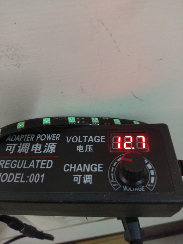 有電壓表電源可調 調整式 可調式 3A 110V/220V電壓轉 12V~24V 變壓器
