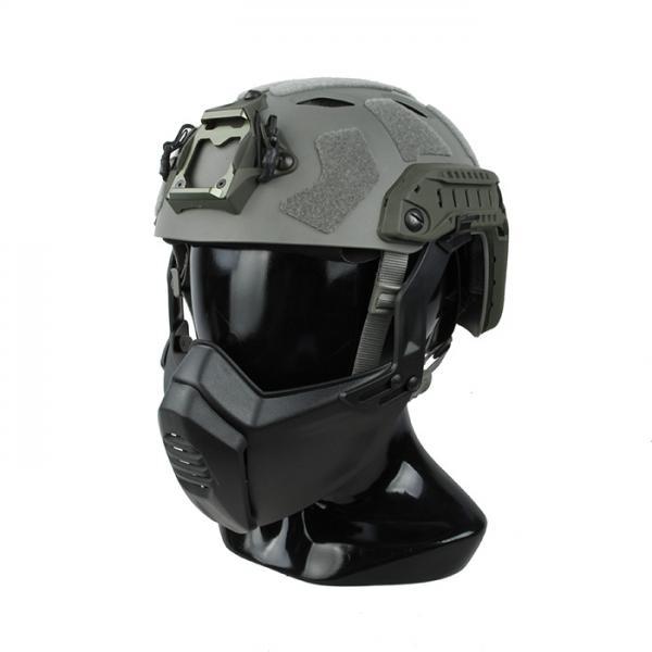 TMC 生存 帶孔款 SF ABS 戰術 頭盔 含 SF 專用面罩 組合 M/L碼 TMC3217