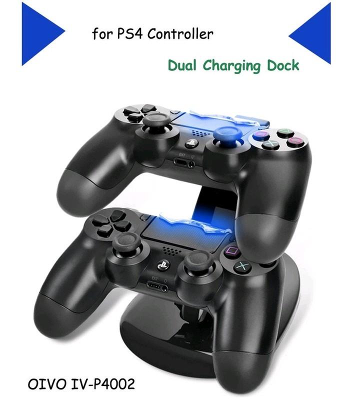 PS4 飛機式藍光雙座充 PS4手把雙座充 PS4手把充電