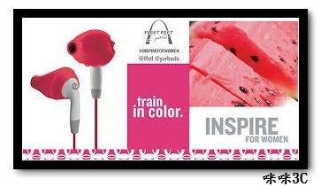 咪咪3C 台中出清含稅YURBUDS INSPIRE FOR WOMEN耳機粉色 防水不脫落 運動型入耳式耳機 公司貨
