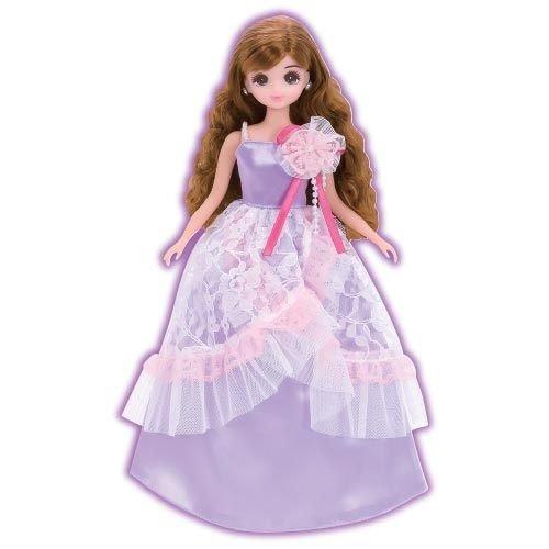 小禎ㄟ雜貨 麗嬰貨 莉卡公主禮服 莉卡娃娃服飾組 紫色晚禮服 單件無配件( 薇琪 可穿)