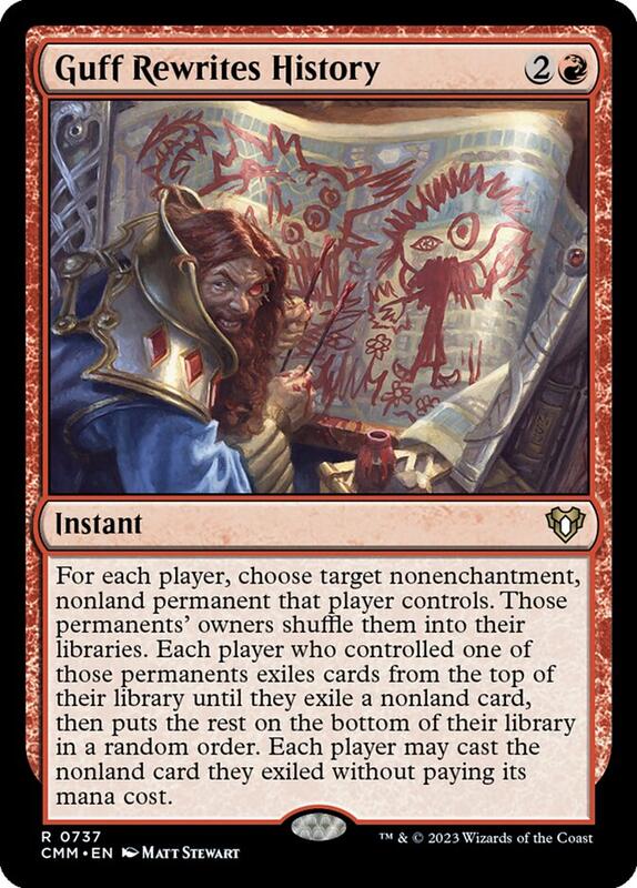 CMM 737 R Guff Rewrites History [幻想卡鋪] MTG | 露天市集 | 全台最大的網路購物市集