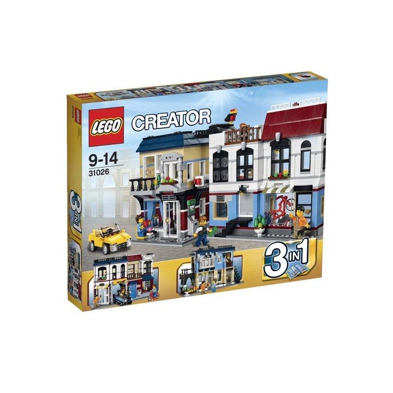 【寶媽的露天】 LEGO 31026 單車店與咖啡廳  (美盒未拆) 