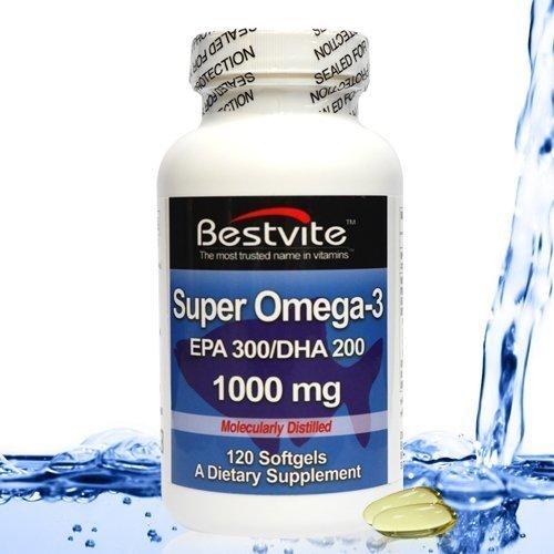 3月出清價$555【美國BestVite】必賜力超級Omega-3魚油膠囊(120粒/瓶)，效期：2019/08