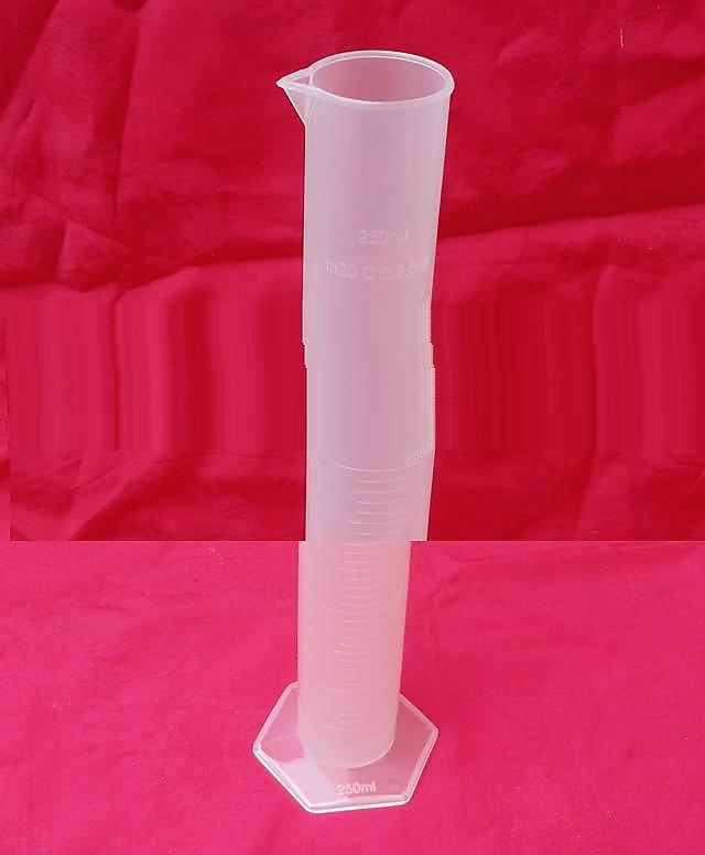 化學實驗室器材 250ML六角底塑料量筒 高考教學用品 正品衝冠