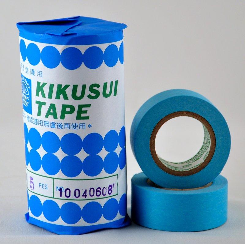 【歐樂克修繕家】日本 菊水 和紙  刷 踢腳板 遮蔽膠帶 22、19、16、14mm