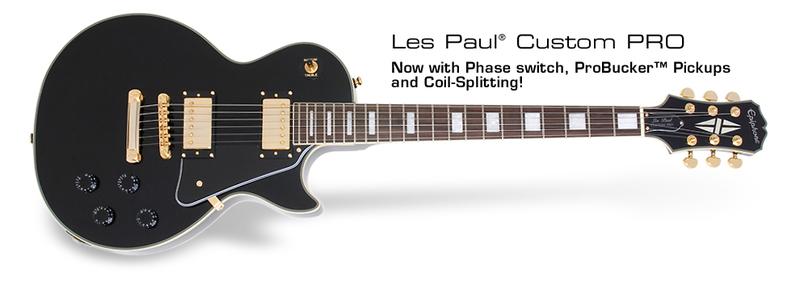 Epiphone Les Paul Custom Pro專業訂製雙雙拾音器可切單(Gibson平價優質電吉他)