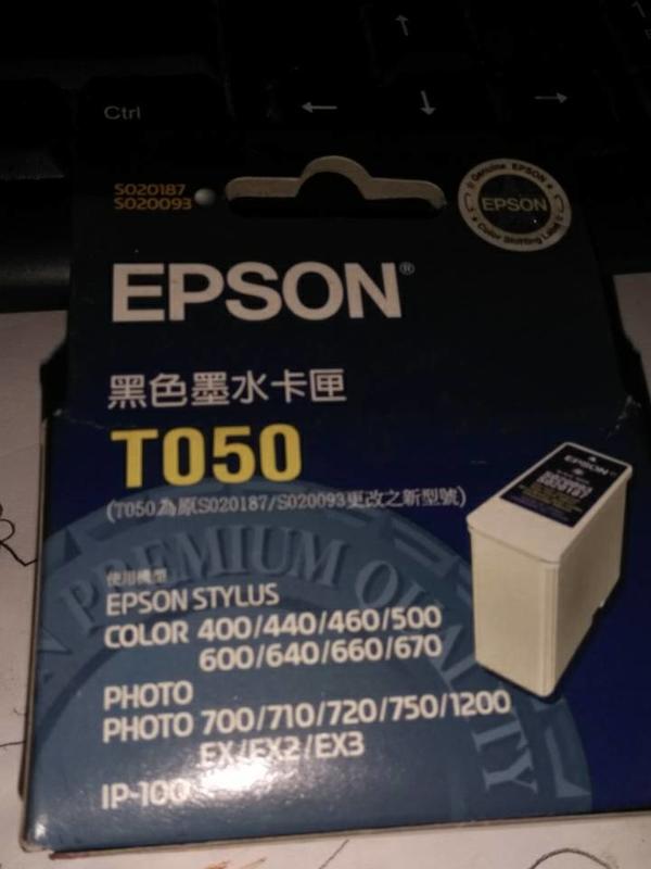 EPSON T050 黑色墨水匣 已過保固期 優惠價50元