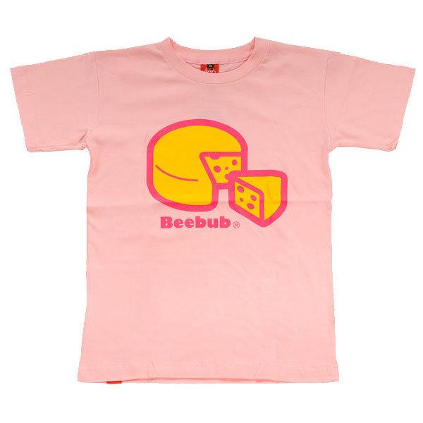 ◎包包的家◎下殺↘5折【BEEBUB】俏皮印花乳酪T恤(粉紅色) DDT-7013 XS