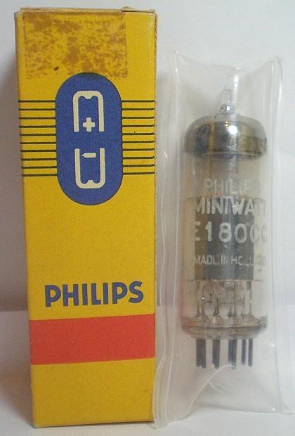 真空管Philips MiniWatt 5965=E180CC ,大圓環,可取代ECC81/12AT7,未拆