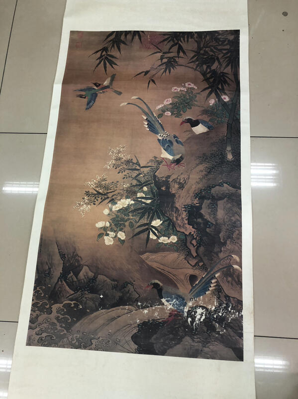 【台灣博土TWBT】202302070 遼蕭瀜 畫花鳥 故宮仿畫 露天市集 全台最大的網路購物市集