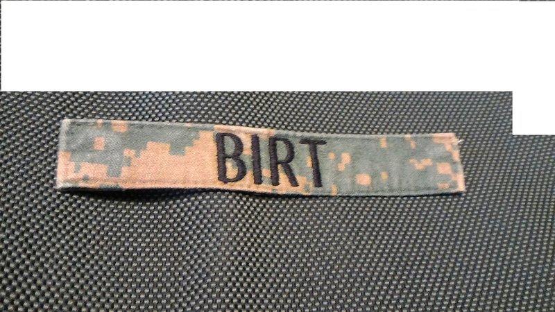 美國海軍陸戰隊(USMC)叢林迷彩名條~BIRT(公發品)