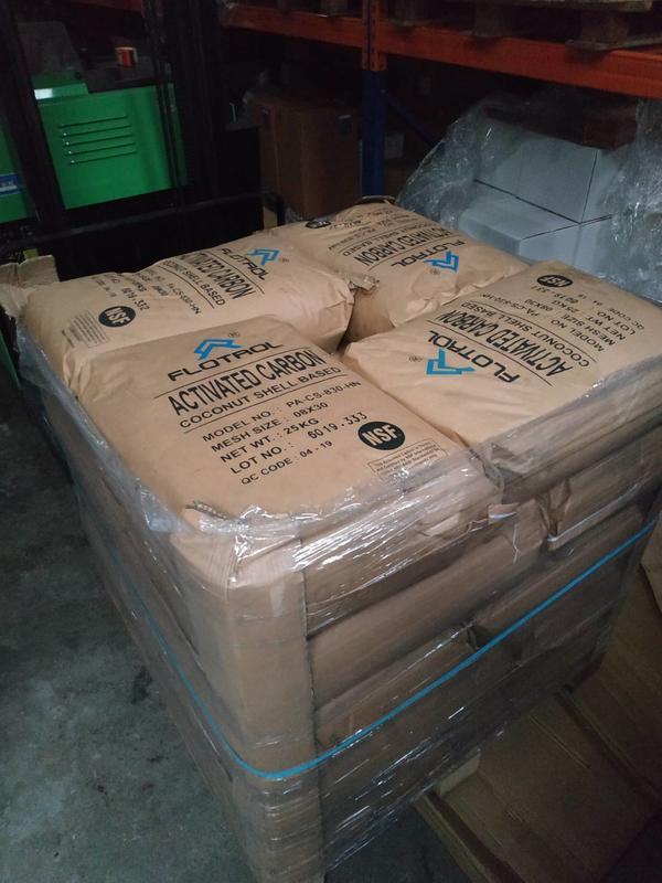 【清淨淨水店】美國FLOTROL  NSF認證頂級椰殼活性炭 ( 一公斤包裝=2公升)180元