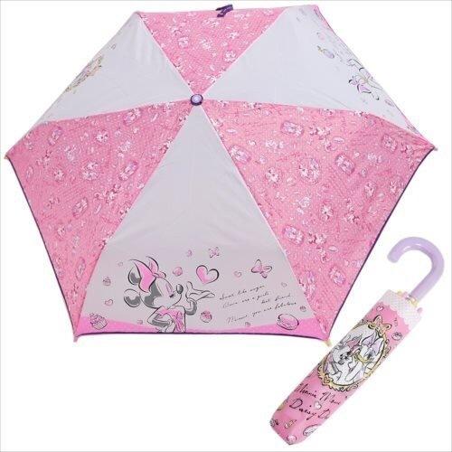 正版授權 日本 迪士尼 MINNIE 米妮 黛西 折傘 雨傘 摺疊傘 晴雨傘 手動傘 彎勾傘
