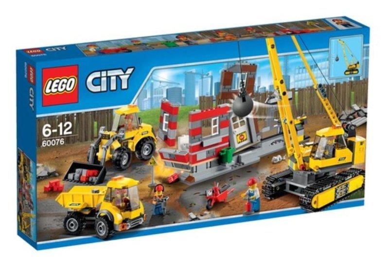 全新LEGO樂高#60076 City 城市系列-推土機+工程車 爆破現場 Building Demolition