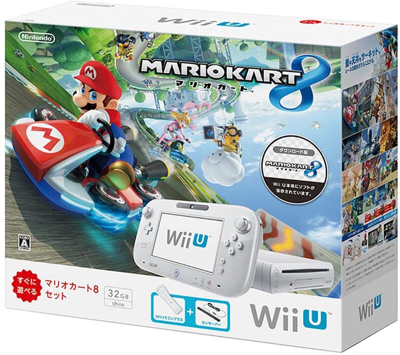 【代購】 任天堂 Nintendo Wii U 主機 32GB 瑪利歐賽車8 同捆組 日規機