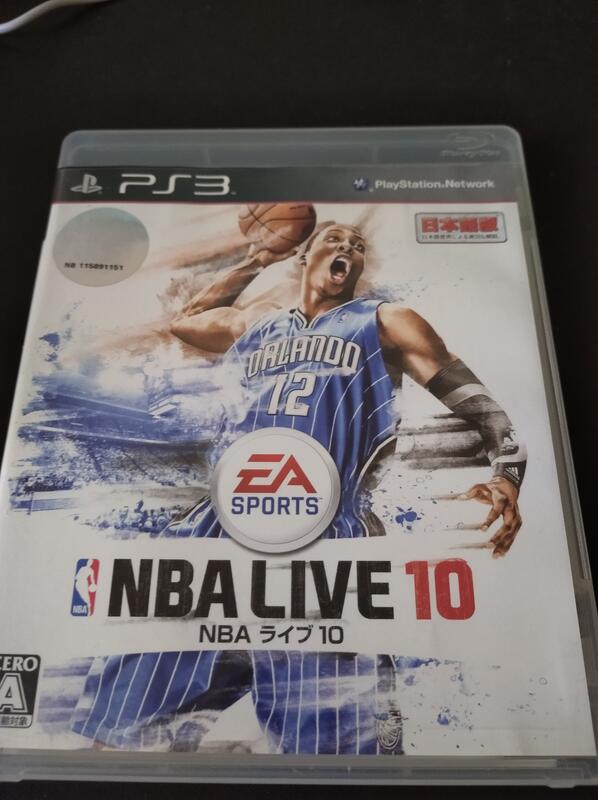 網路小站-特價出清-ps3遊戲光碟 NBA live 10