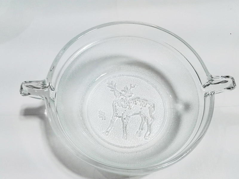 骨董食器餐具玻璃杯水杯系列 70年代到80年代 公鹿圖案冰碗冰淇淋碗玻璃碗