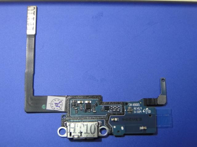 手機:維修零件:尾插:三星N9005(Note 3 LTE 版)原尾插排線含麥克風(Rev 0.9版本)