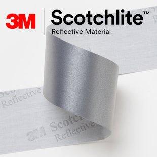 3M Scotchlite 8910反光布 反光帶 反光條 反光材料 4CM寬【銀色反光條、可水洗反光布】適用於衣料★