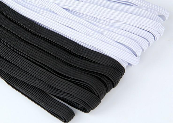 【翰翰手作材料】家庭用強力鬆緊帶 台灣製 鬆緊帶 耐久帶 整包 黑色/白色