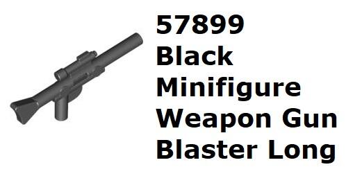 【磚樂】LEGO 樂高 57899 4498712 Weapon Gun Blaster Long 黑色 長槍