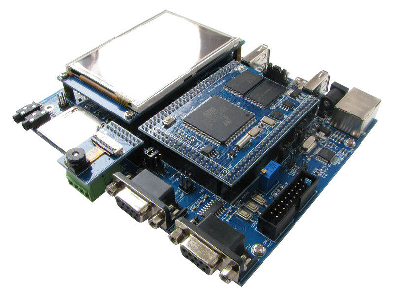 STM32F407IGT6開發板 附3.2寸觸摸 高速USB SRAM NAND 網路 攝像頭 SD 觸控式螢幕