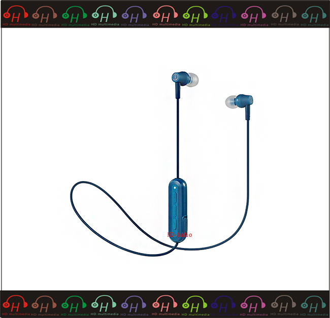 弘達影音多媒體  audio-technica ATH-CK150BT 藍芽耳道式耳機 藍色