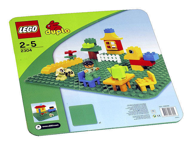 【積木樂園】樂高 LEGO 2304 得寶樂高 Deplo系列 綠色大底板 10980