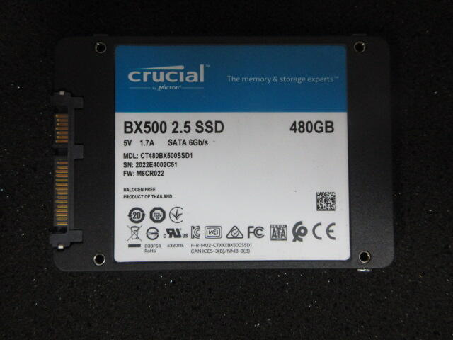 crucial BX500 2.5 SSD 480GB SATA 固態硬碟 CT480BX500SSD1 | 露天市集 | 全台最大的網路購物市集