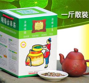 【順陽古草茶】一斤散裝　含白鶴靈芝古草茶