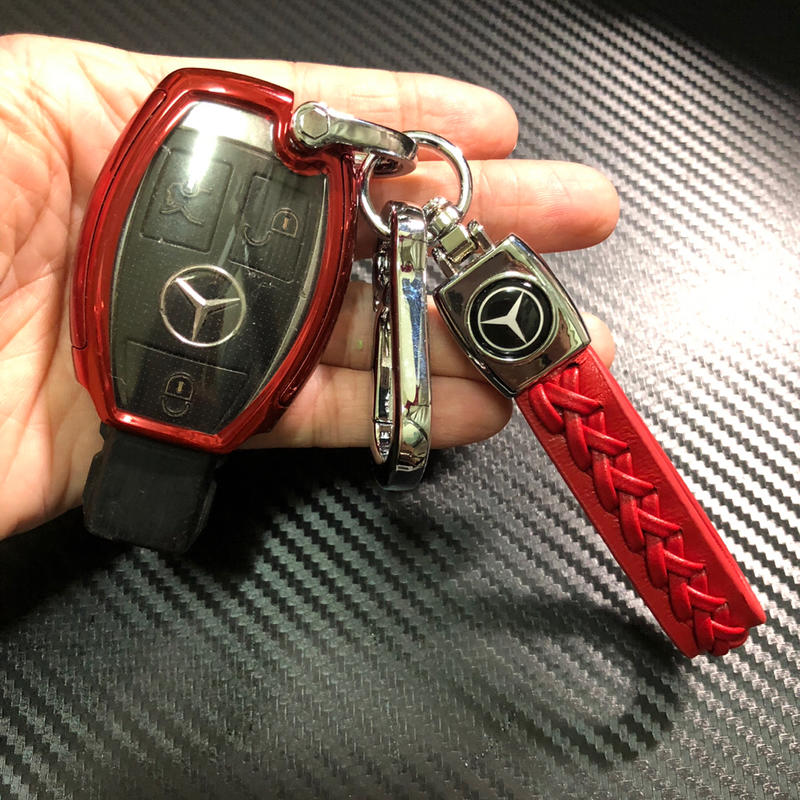 賓士 Benz 皮革編織鑰匙圈 鑰匙殼 w204 w205 w117 w176 w212 x156 x253