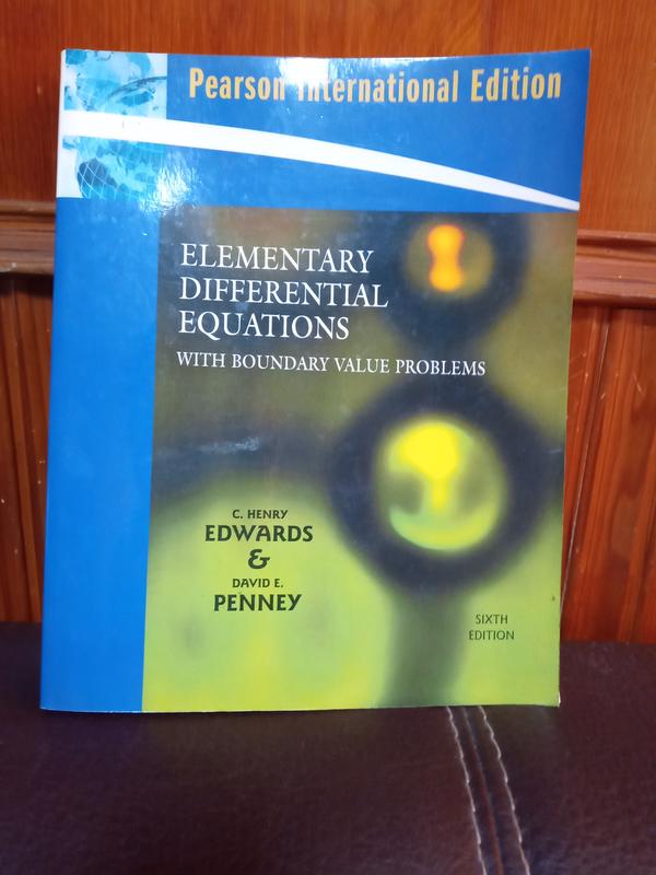 全新(Edwards-Penny)清大數學曾使用的微分方程教科書 Boundary Value Problems 6/e