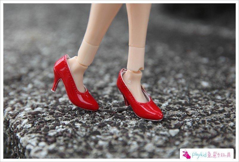 ★Playkid兔崽子原創★[新娃版型感動上市]純手工製作紅底『紅色』高跟鞋一雙