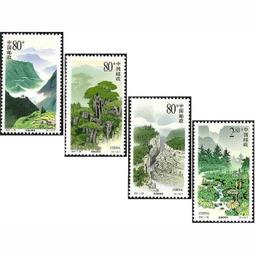 中國郵票- 2001-25-六盤山套票-全新