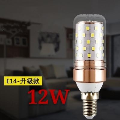 【辰旭LED照明】LED E14 12W 玉米燈泡 水晶燈 白光/黃光二色可選 全電壓