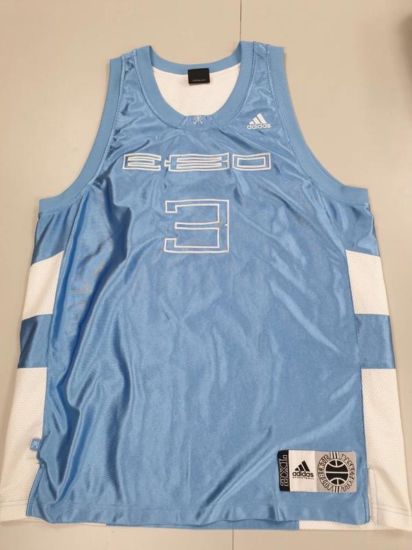 adidas EBO elite basketball organization 3號球衣 天空藍