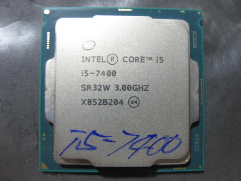 (廉價屋)INTEL CORE i5-7400 LGA1151 七代CPU (i5-6400 / i5-6500)可參考
