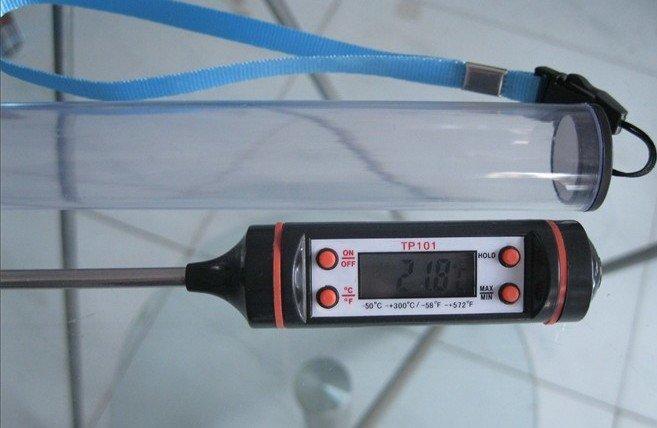 【冠軍之家】GE-T003筆式溫度計 食品溫度計 電子式溫度計 測溫筆 廚房用溫度計 咖啡溫度計