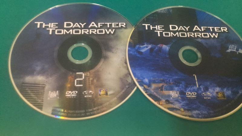 明天過後 The Day After Tomorrow 雙片裝DVD 二手裸片 40E 