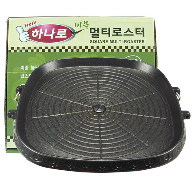 中秋節-韓國烤盤 韓式烤盤 麥飯石不沾烤盤 便攜卡式爐烤肉盤