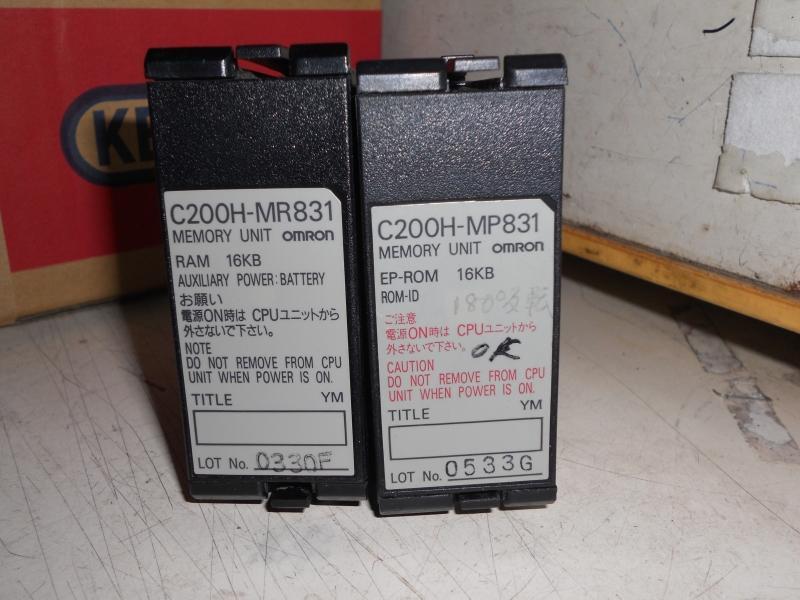 OMRON  PLC C200H-MP831 記憶體模組 C200H-MR831 C200H-MR431 