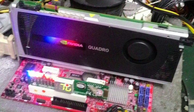 【台中主機板維修】專修Nvidia Quadro 4000  繪圖卡保固3個月