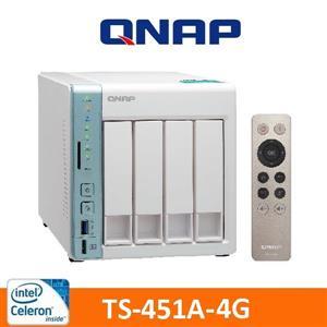 QNAP TS-451A-4G 網路儲存伺服器 內建 USB QuickAccess 接口隨插即用，不用網路也可存取資料