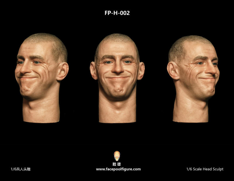 【人口販子】臉譜模玩 男性 生動 表情頭雕 FP-H-002 全新現貨