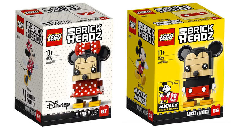 全新LEGO樂高#41624+#41625 BrickHeadz ★米奇+米妮兩盒合售 Mickey & Minnie
