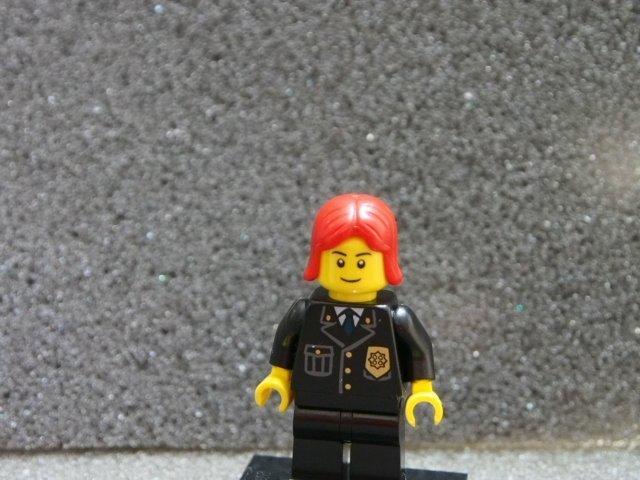 Lego 樂高 髮型 旁分 紅色
